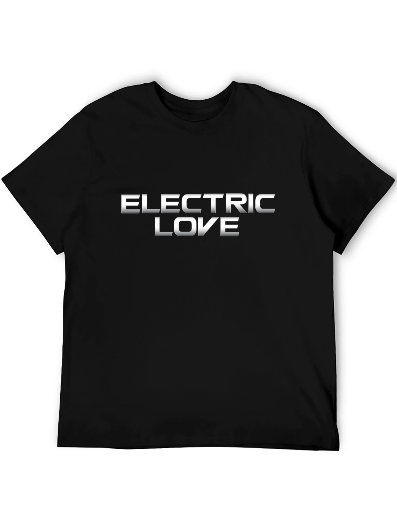 Electric Love T-Shirt - Black Short Sleeve Tee