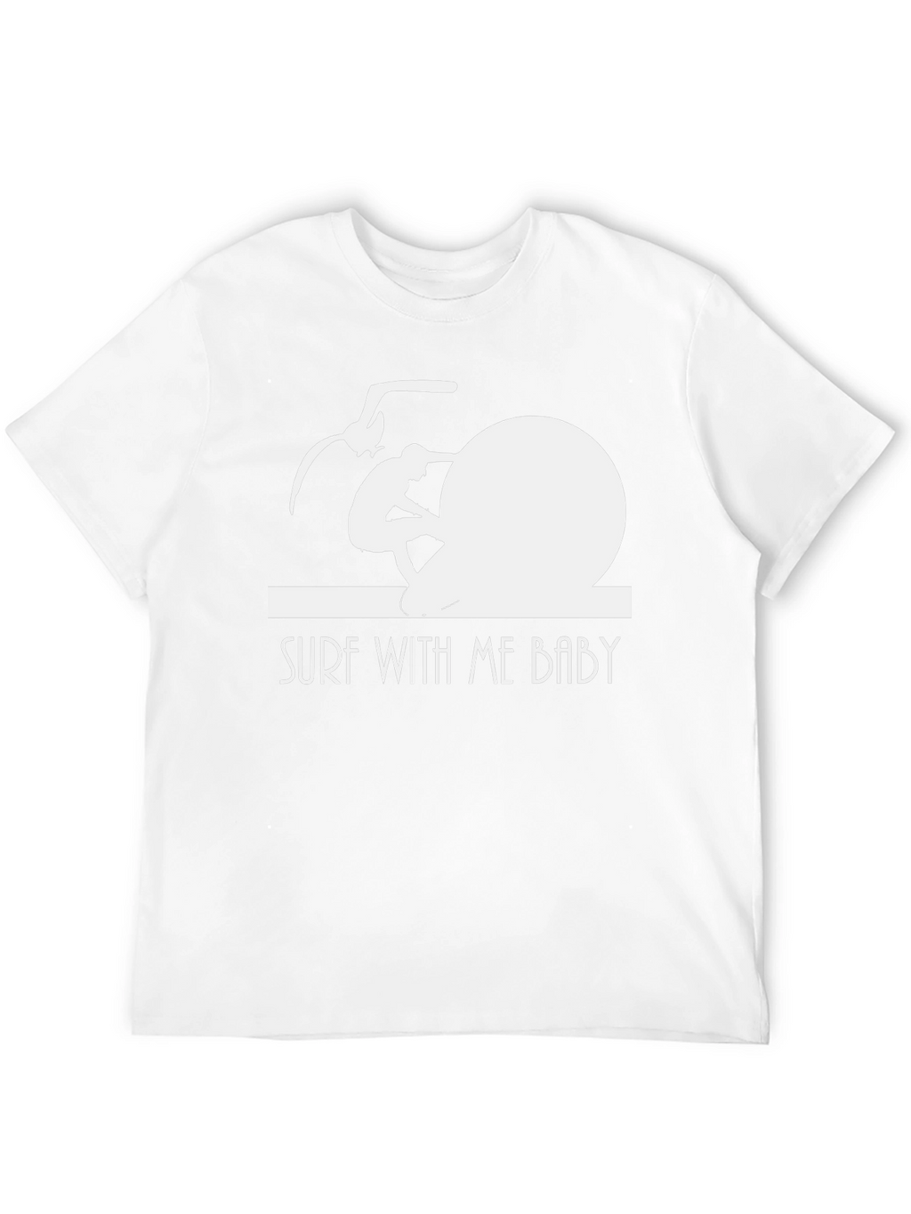 Surf With Me Baby T-Shirt - Black