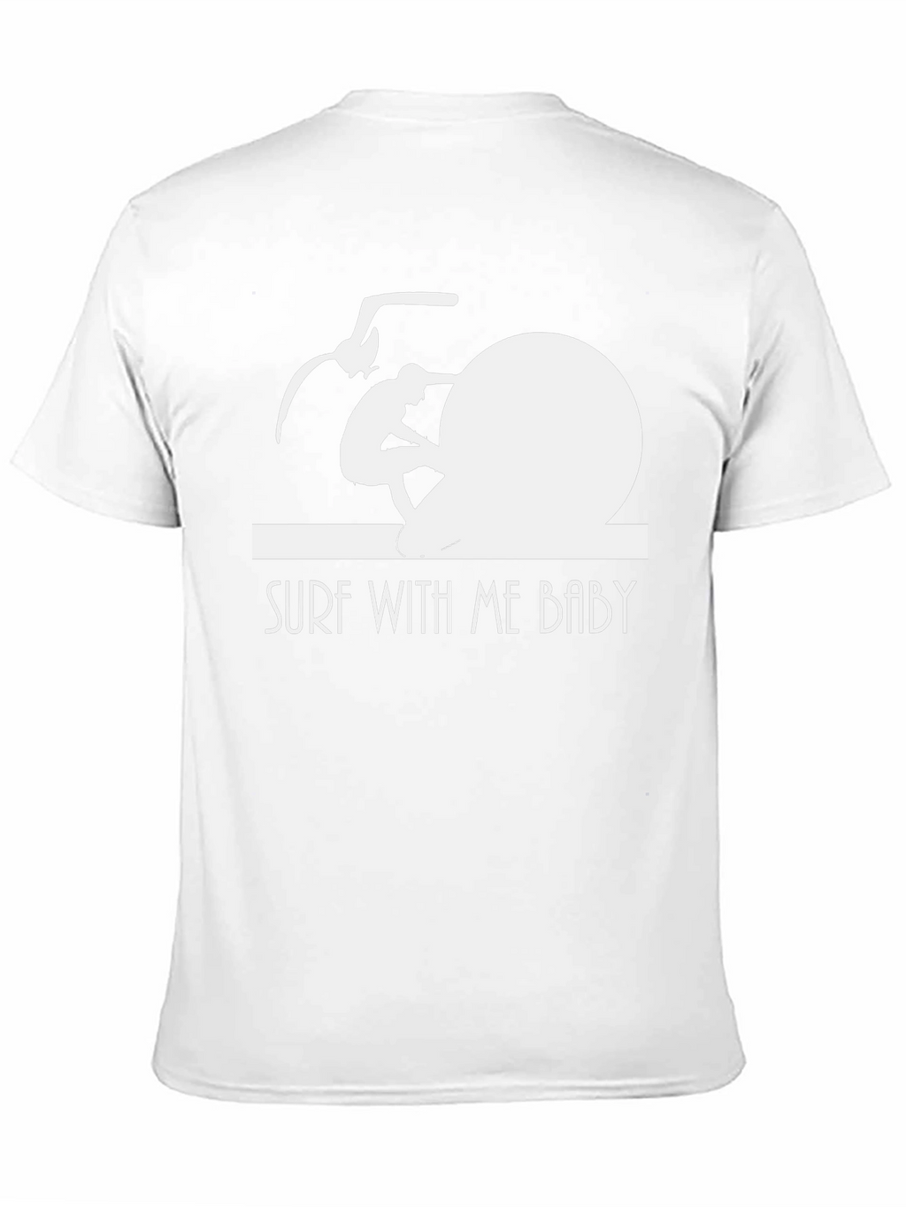 Surf With Me Baby T-Shirt - Black