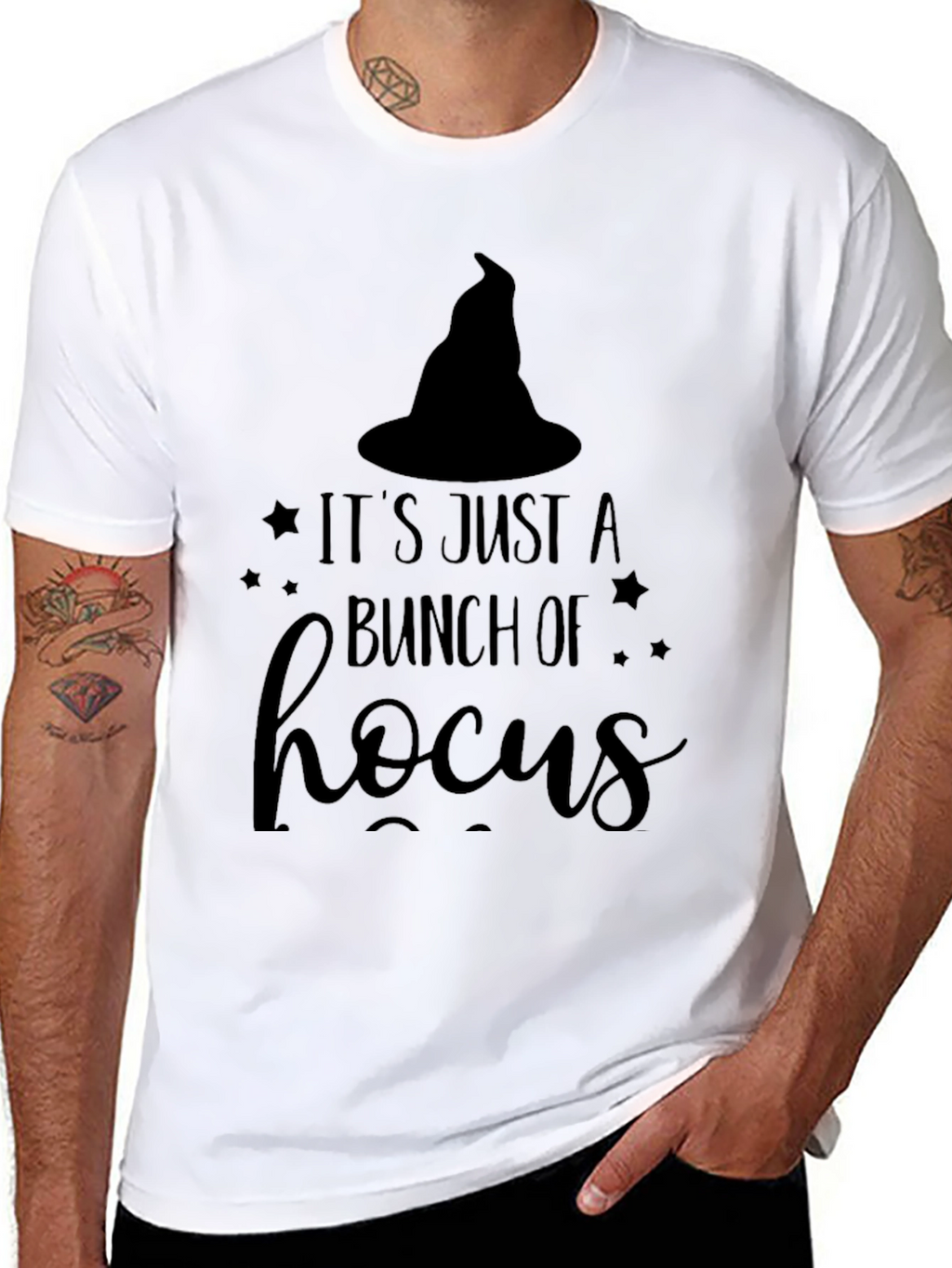 Halloween Hocus Pocus Graphic Tee - Black