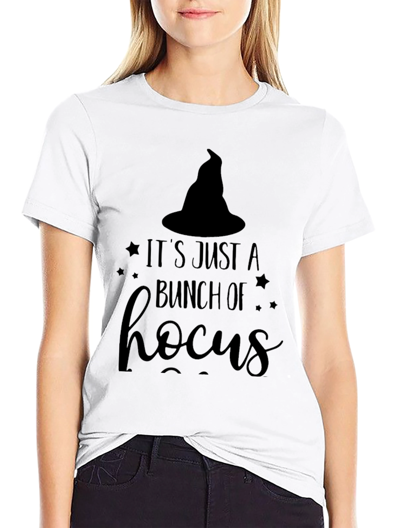 Halloween Hocus Pocus Graphic Tee - Black