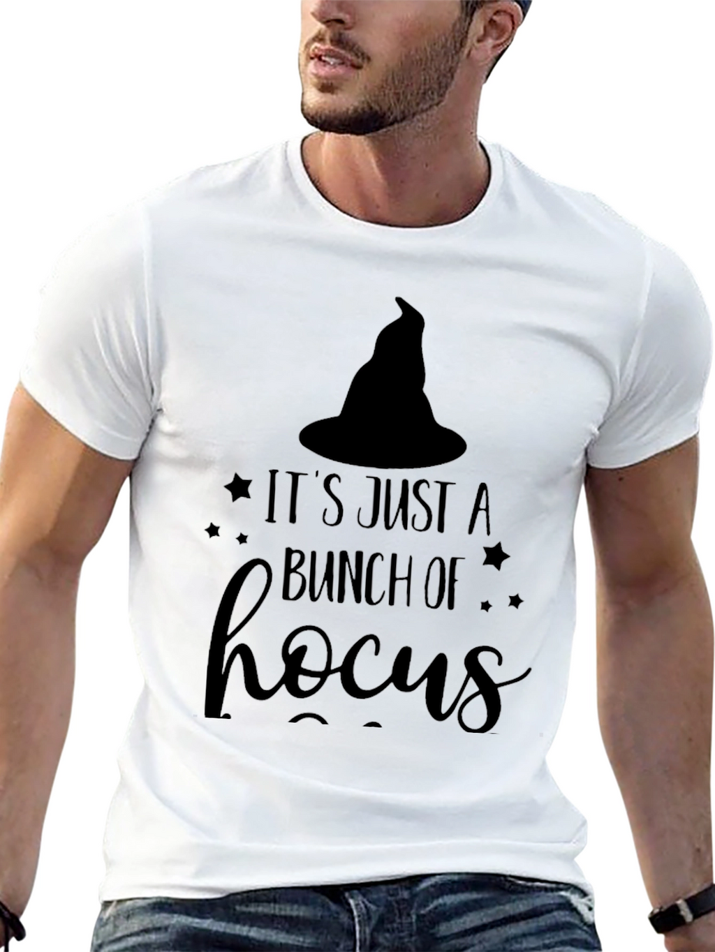 Halloween Hocus Pocus Graphic Tee - Black