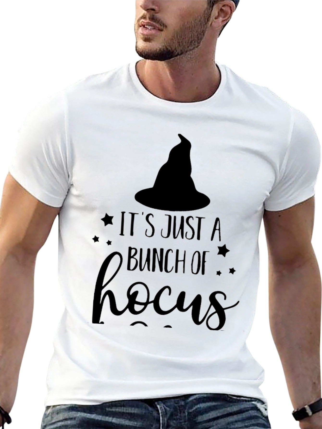 Halloween Hocus Pocus Graphic Tee - Black