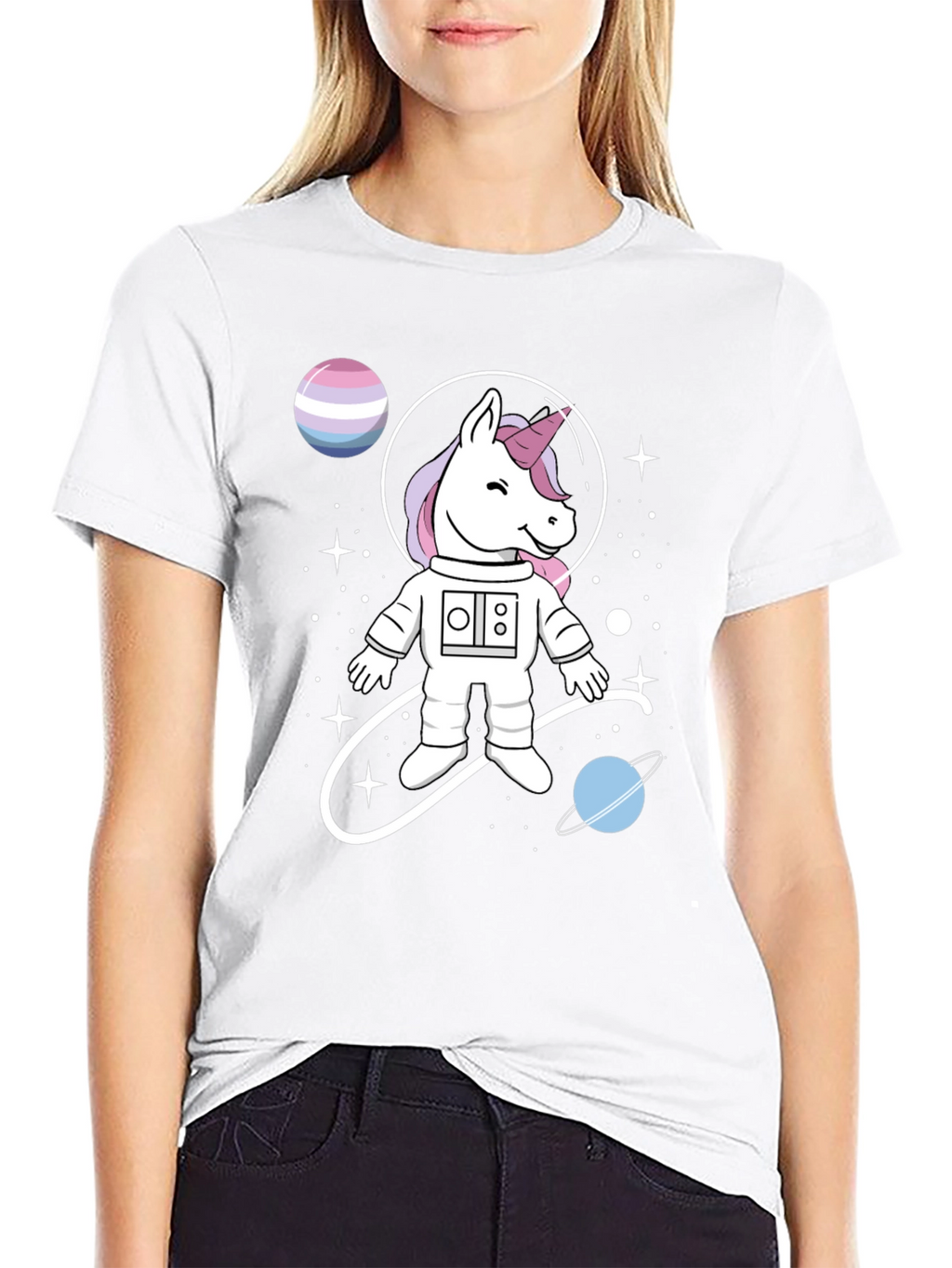 Unicorn Astronaut T-Shirt: Space Fantasy Tee