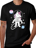 Unicorn Astronaut T-Shirt: Space Fantasy Tee
