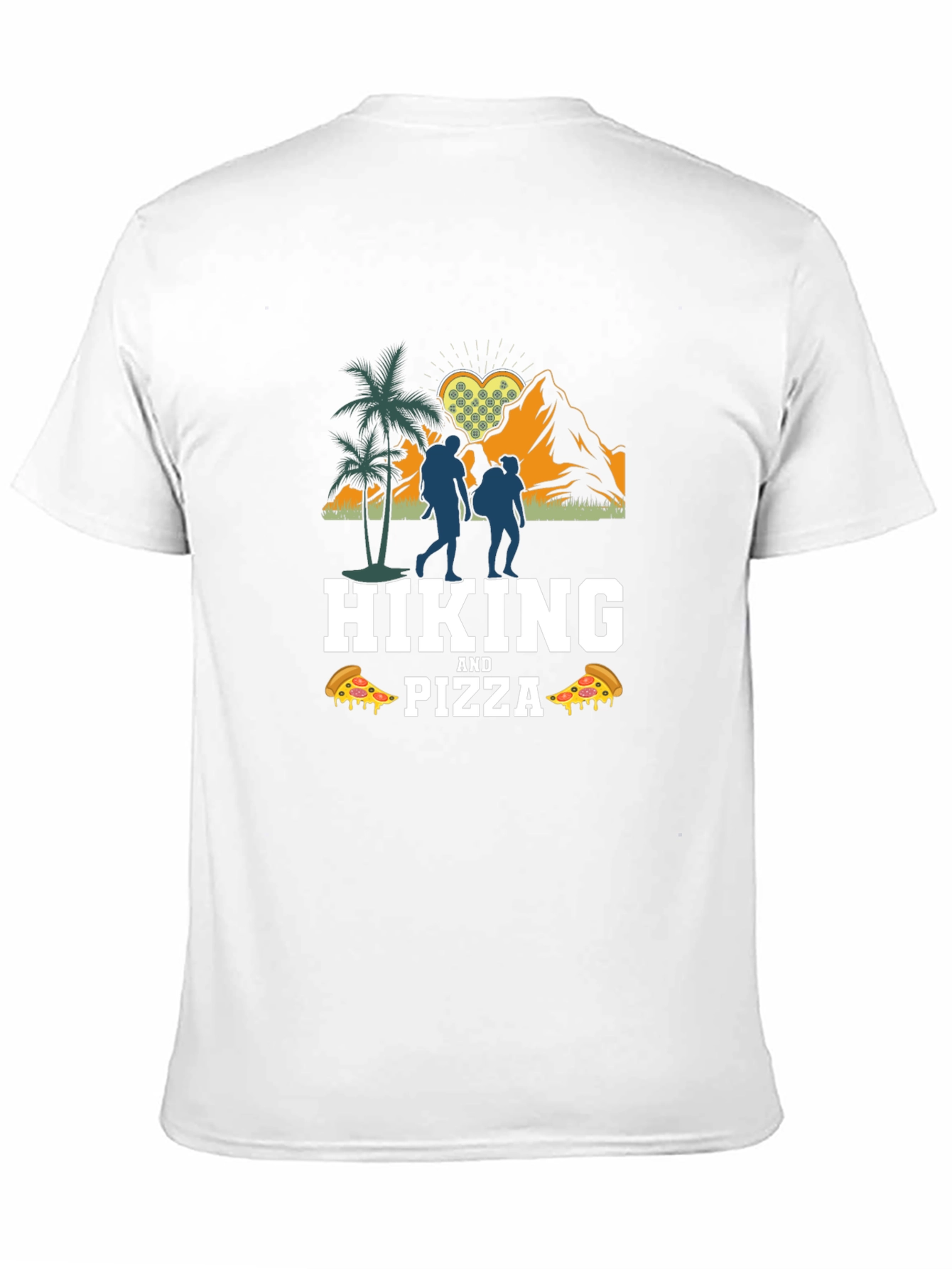Hiking & Pizza T-Shirt - Adventure Tee