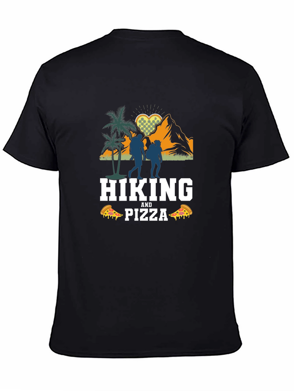 Hiking & Pizza T-Shirt - Adventure Tee
