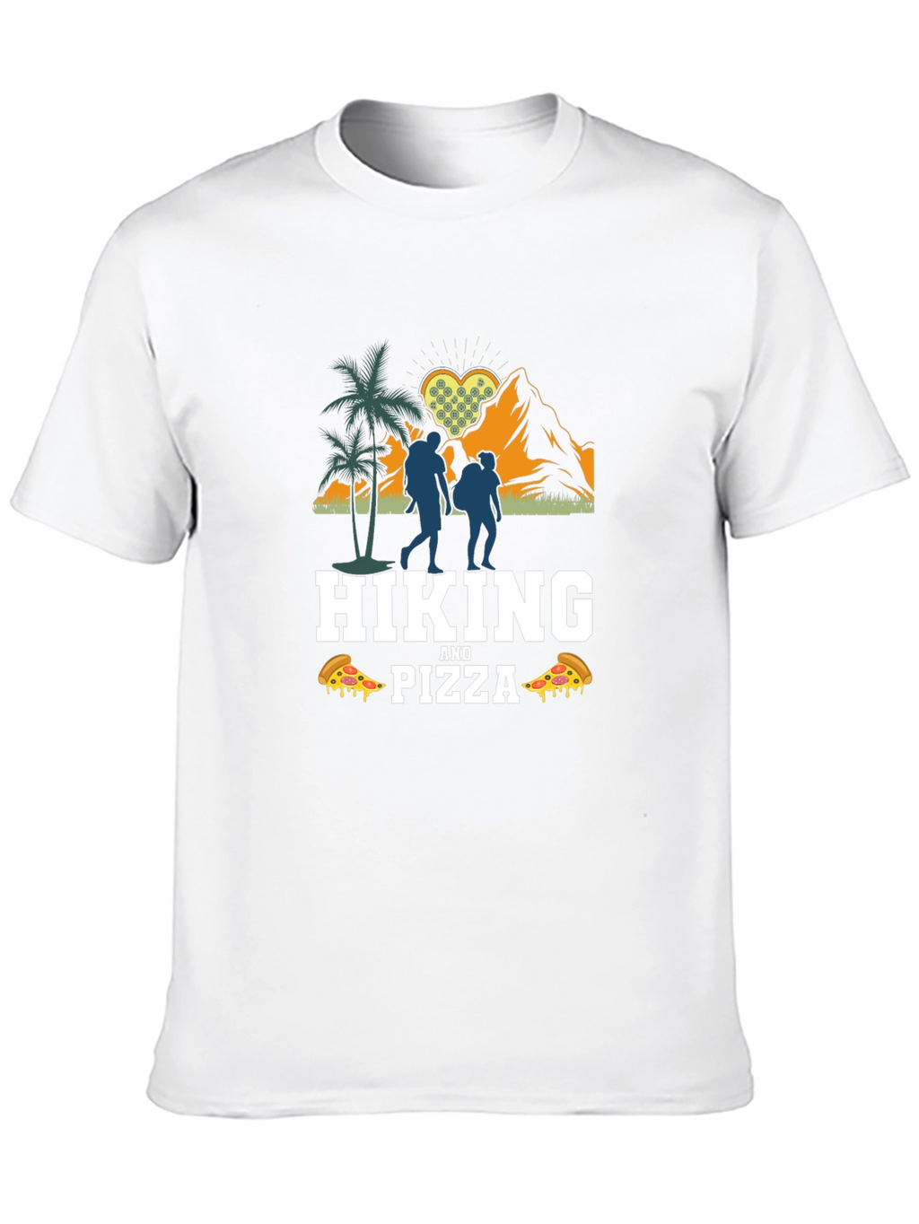 Hiking & Pizza T-Shirt - Adventure Tee