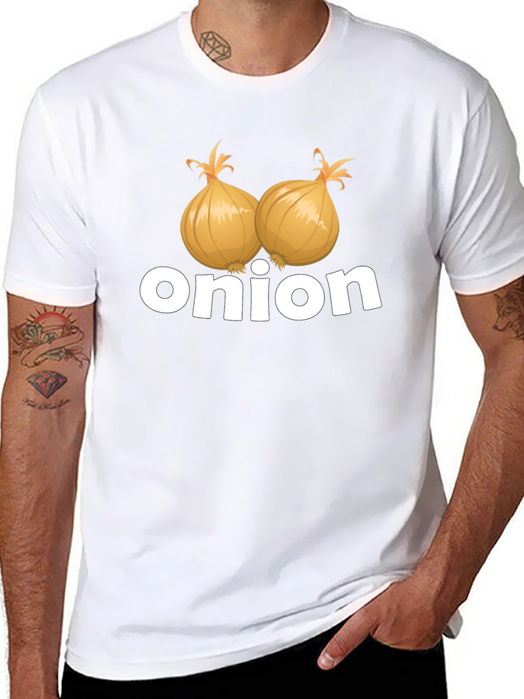Onion Graphic Tee - Funny Foodie T-Shirt