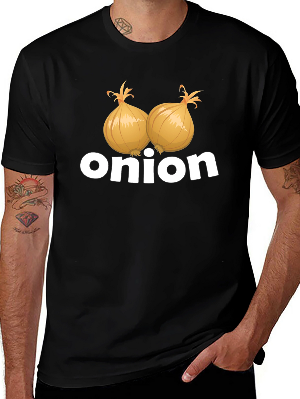 Onion Graphic Tee - Funny Foodie T-Shirt