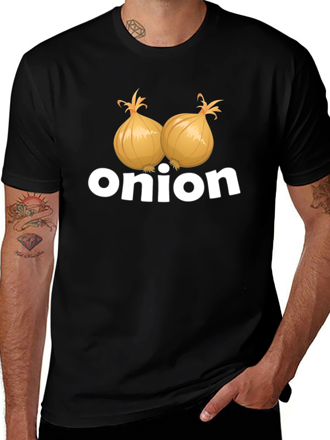 Onion Graphic Tee - Funny Foodie T-Shirt