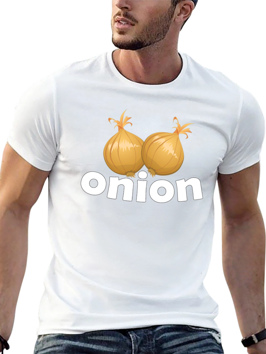 Onion Graphic Tee - Funny Foodie T-Shirt