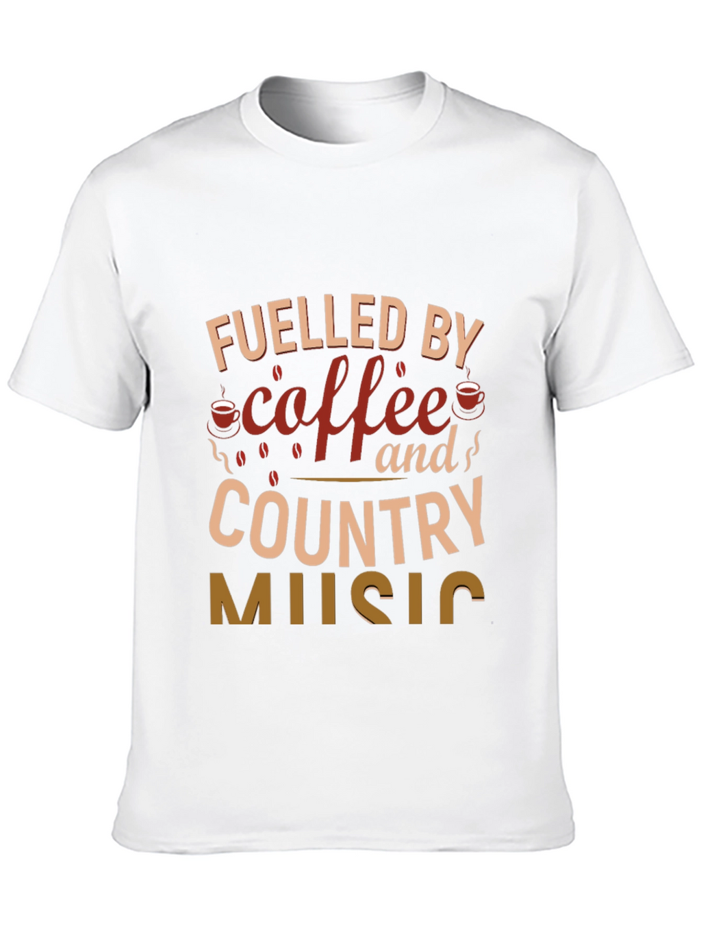 Coffee & Country Music Graphic Tee