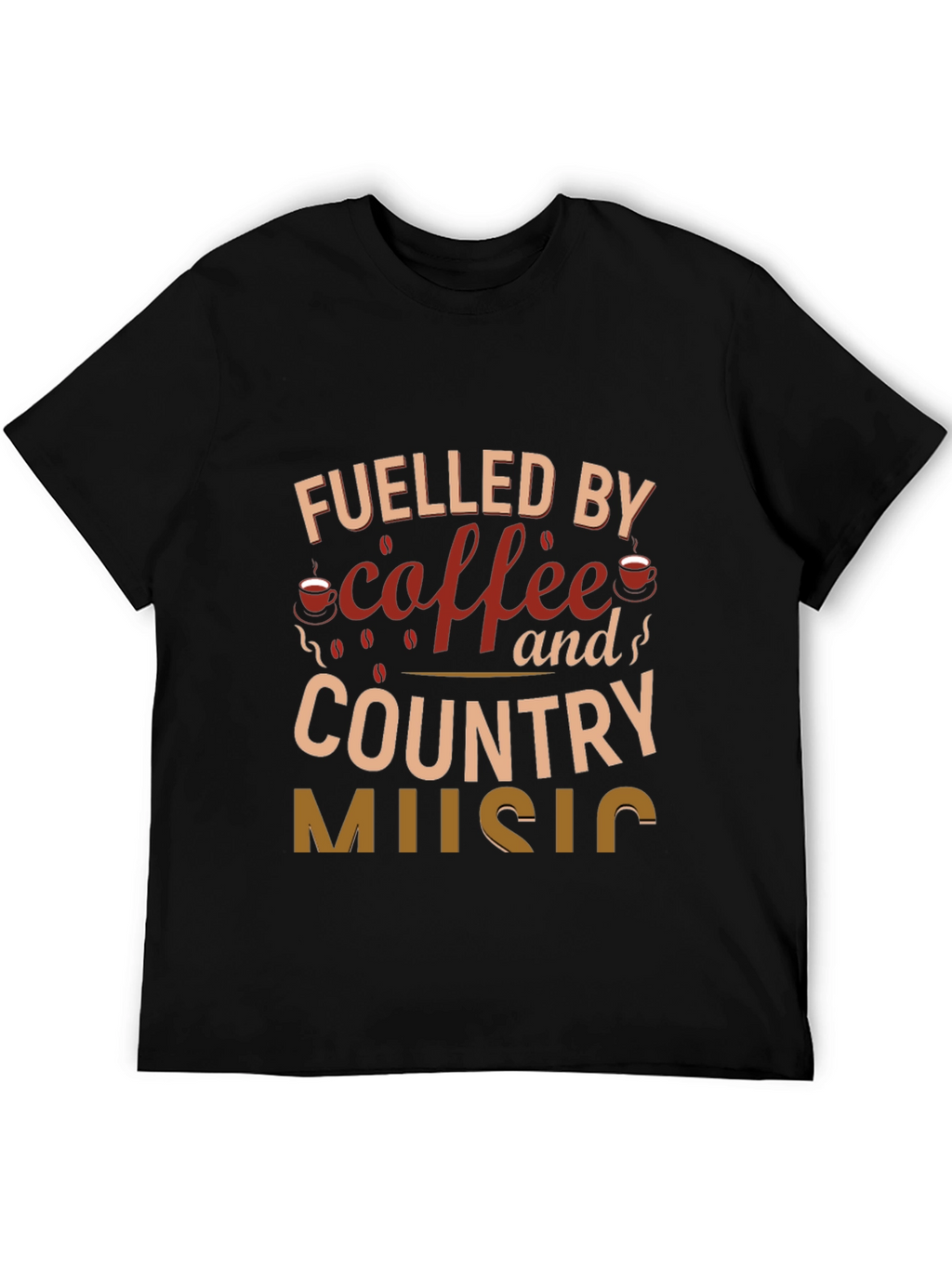 Coffee & Country Music Graphic Tee