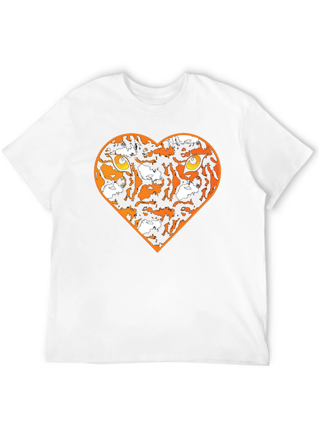 Tiger Heart Graphic Tee - Black