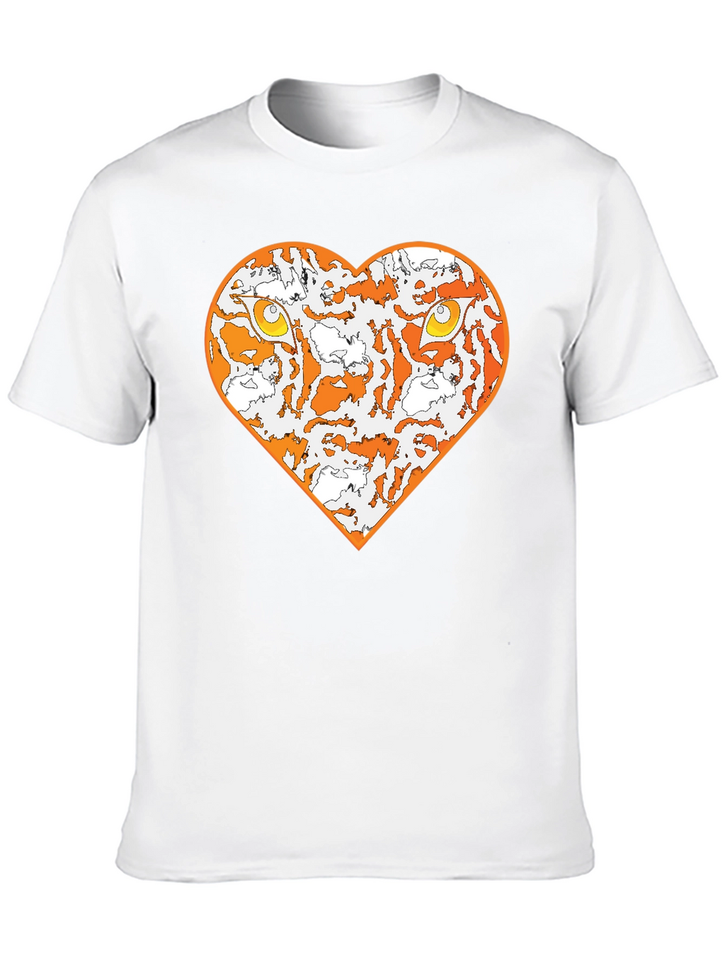 Tiger Heart Graphic Tee - Black