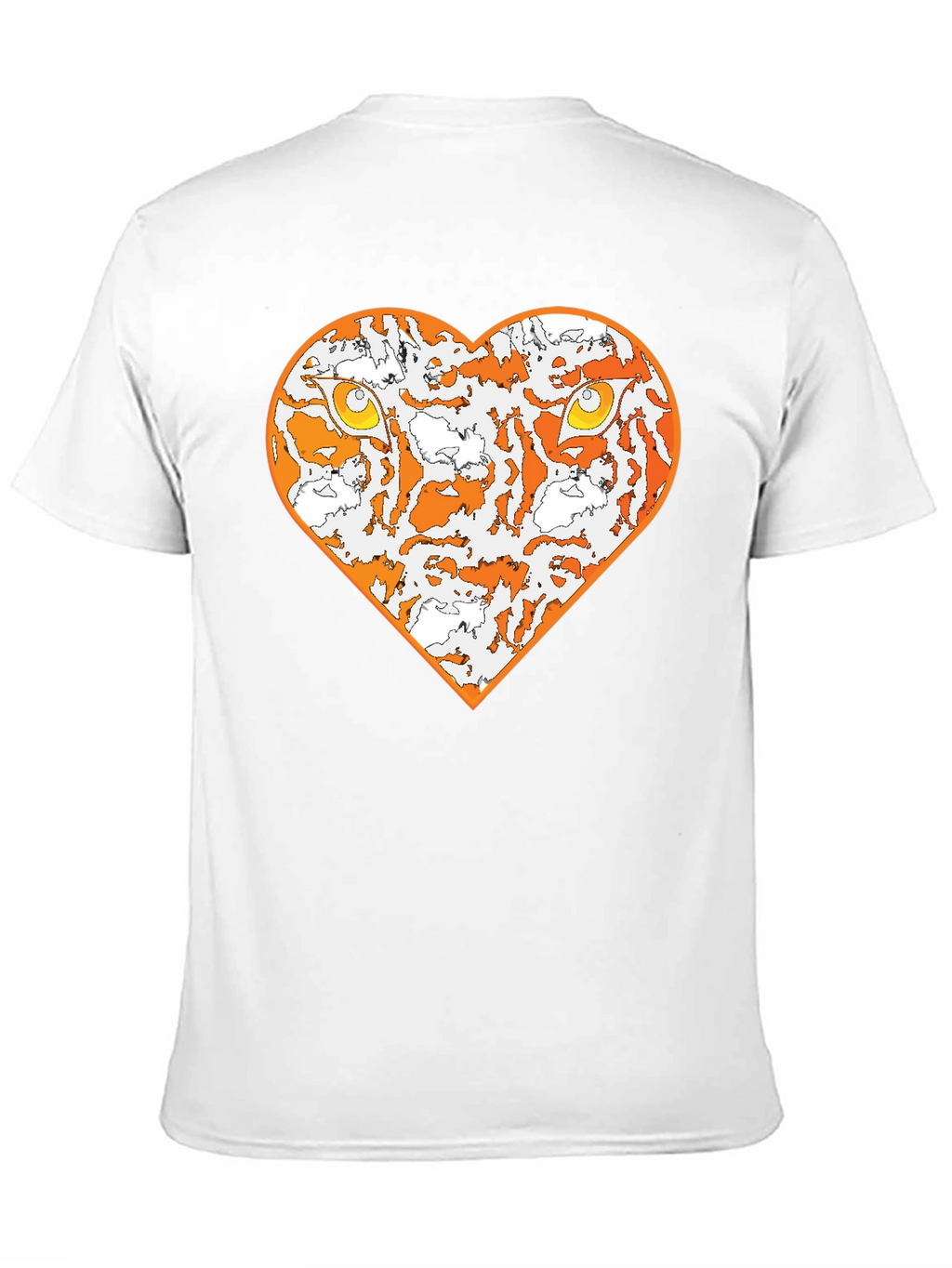 Tiger Heart Graphic Tee - Black