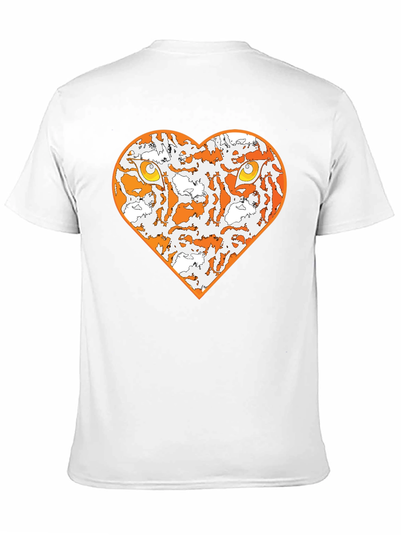 Tiger Heart Graphic Tee - Black
