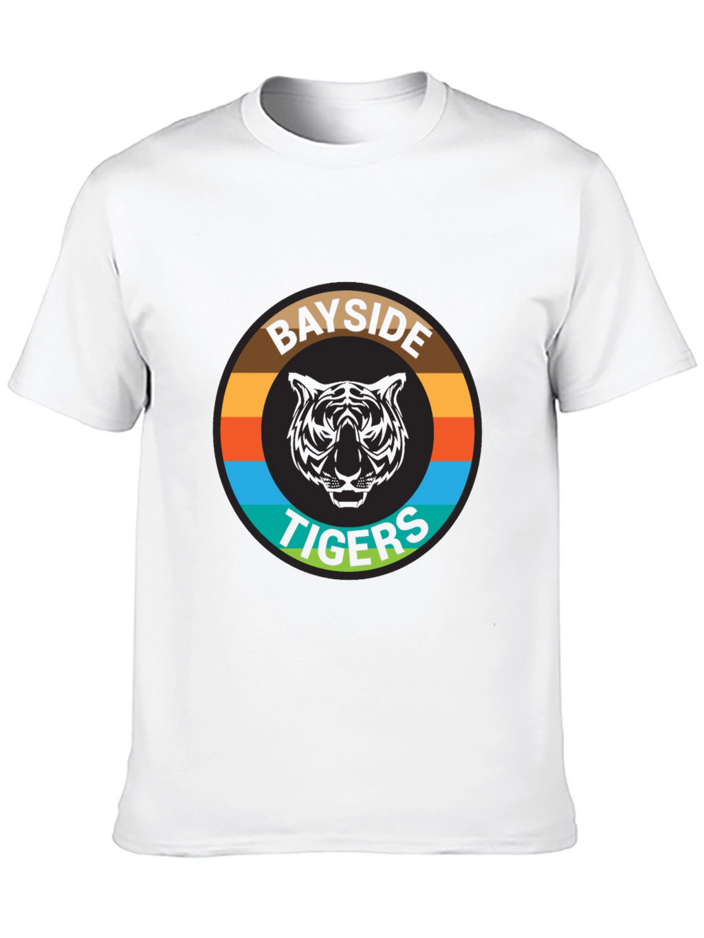 Bayside Tigers Graphic Tee - Retro Style T-Shirt