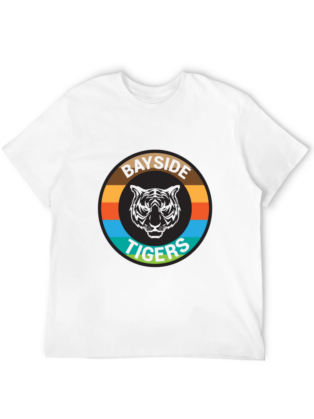 Bayside Tigers Graphic Tee - Retro Style T-Shirt