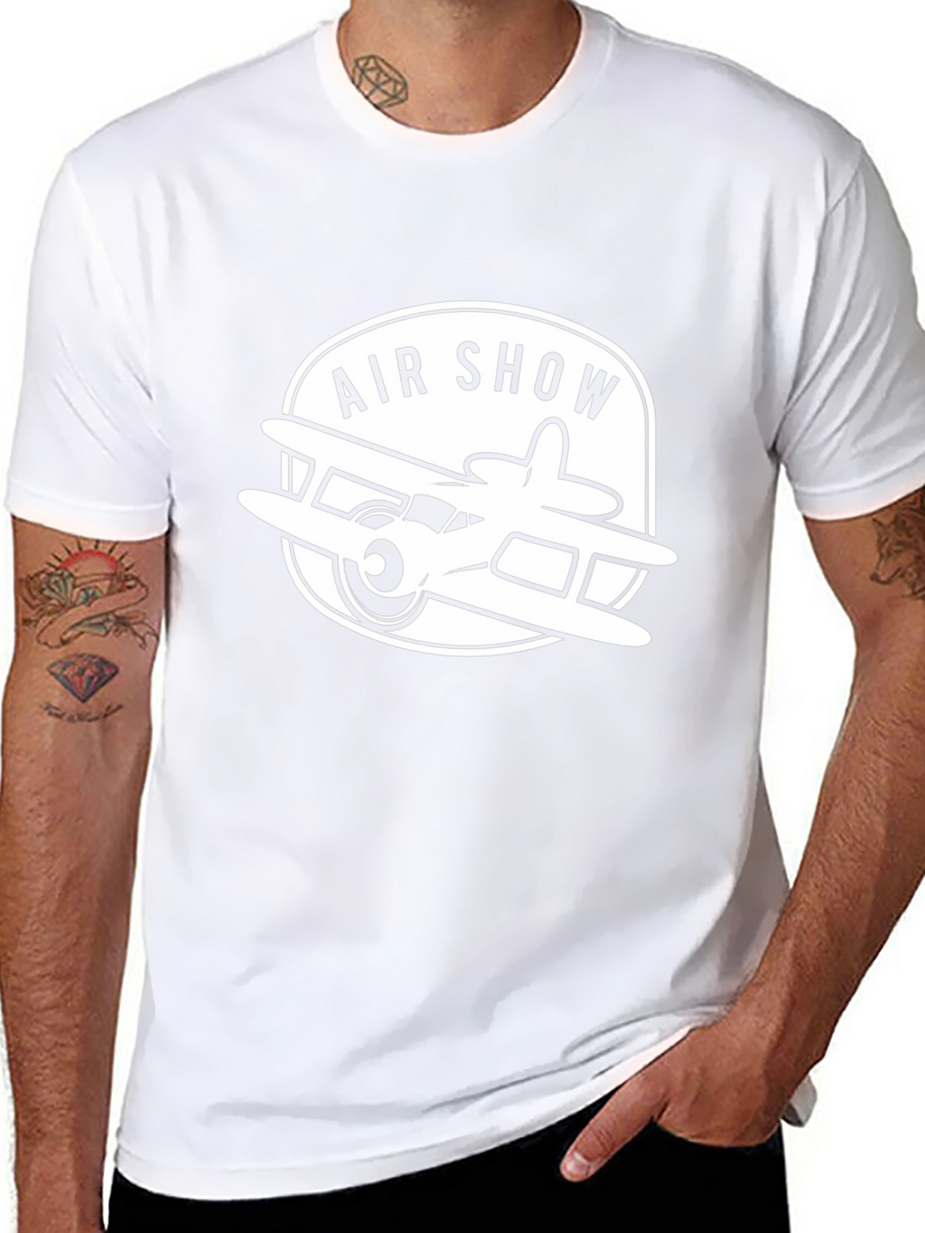 Air Show Plane T-Shirt - Aviation Enthusiast Tee