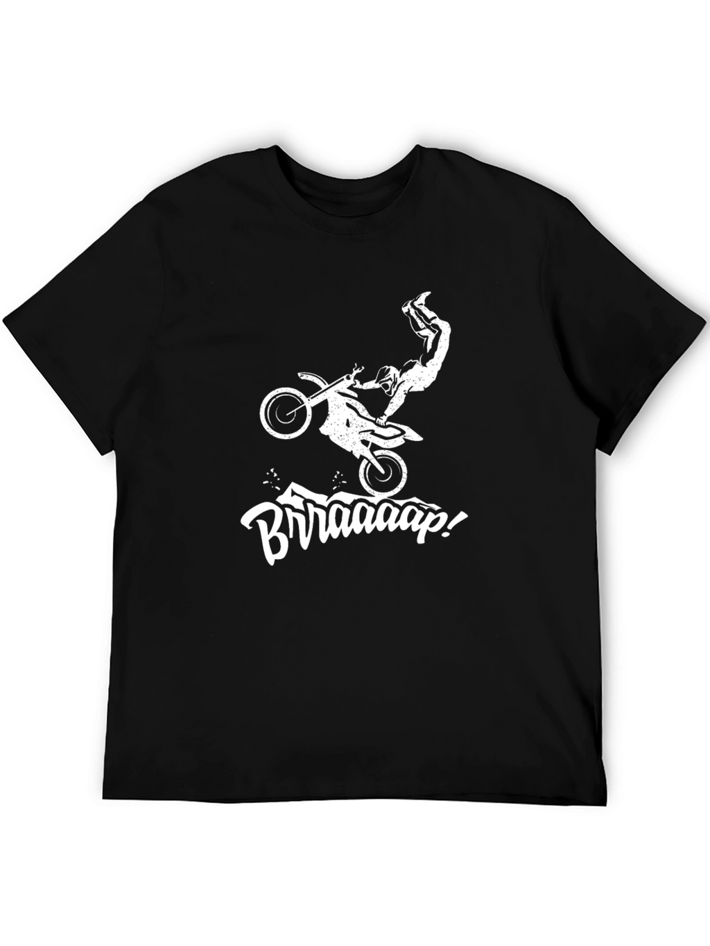 Motocross Stunt T-Shirt - Brraaap! Graphic Tee