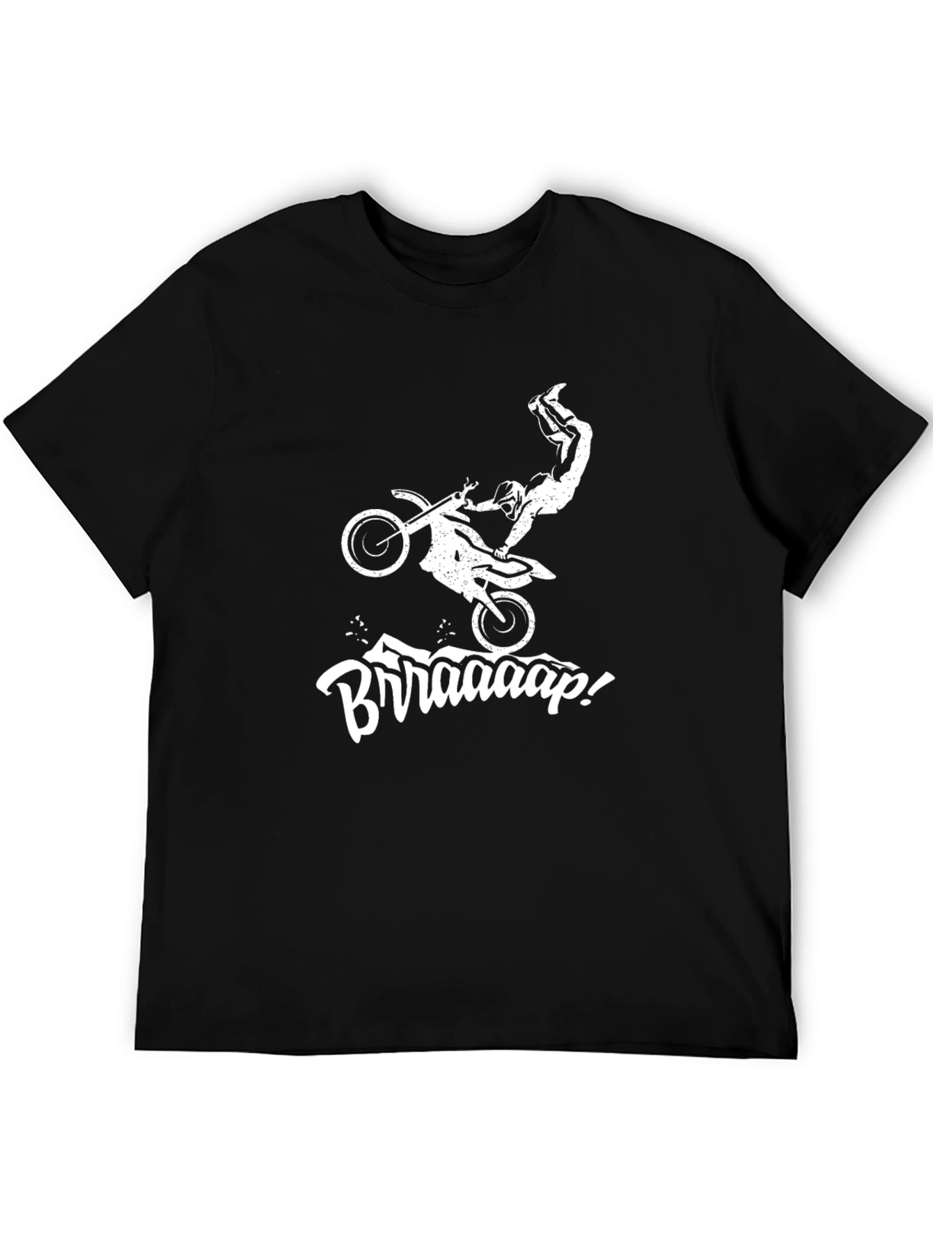 Motocross Stunt T-Shirt - Brraaap! Graphic Tee