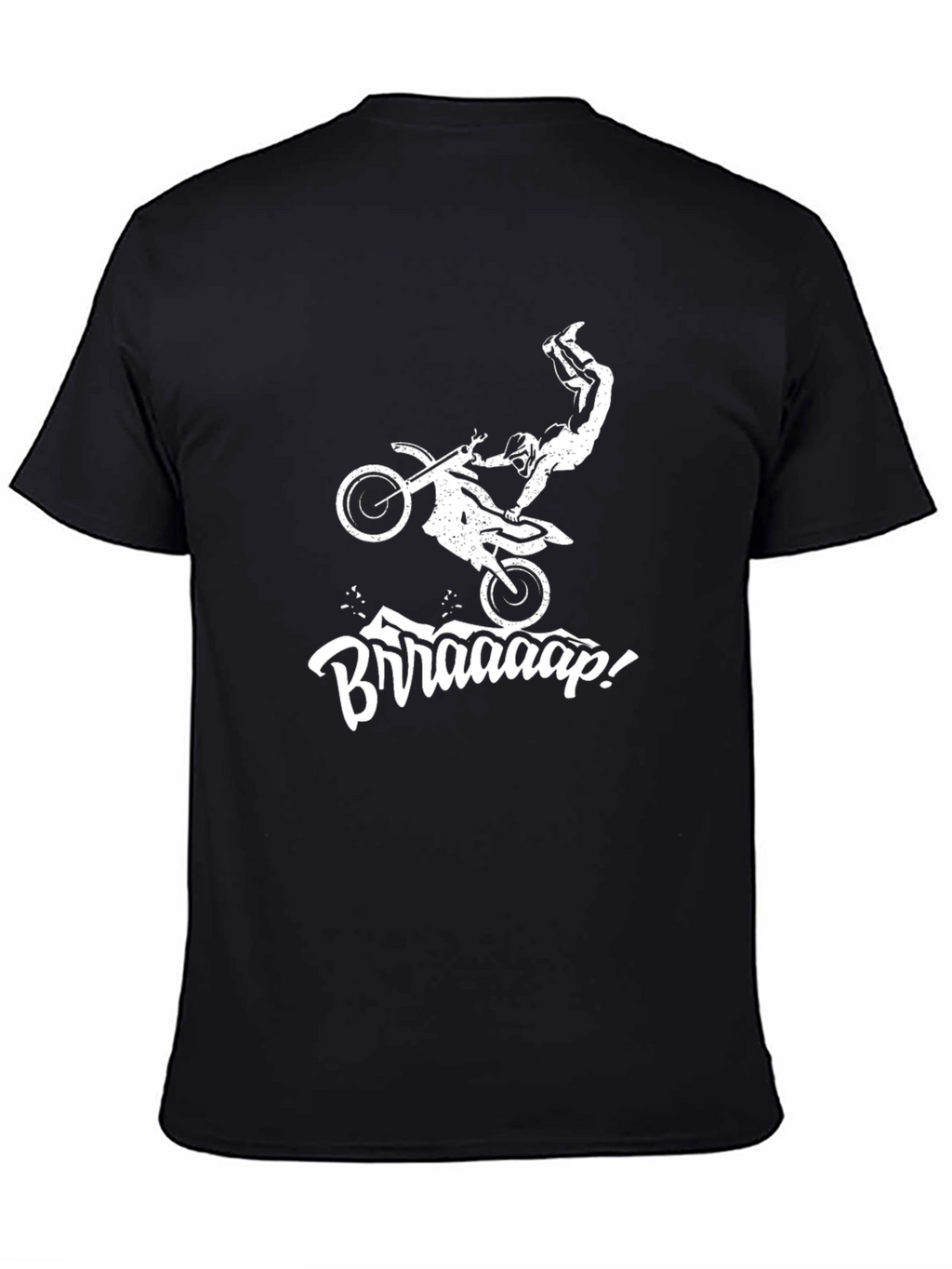 Motocross Stunt T-Shirt - Brraaap! Graphic Tee