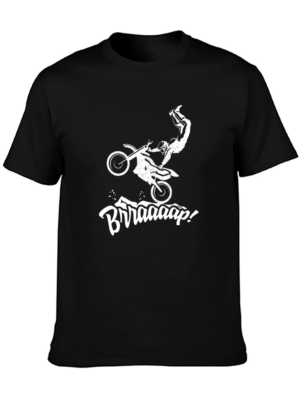 Motocross Stunt T-Shirt - Brraaap! Graphic Tee