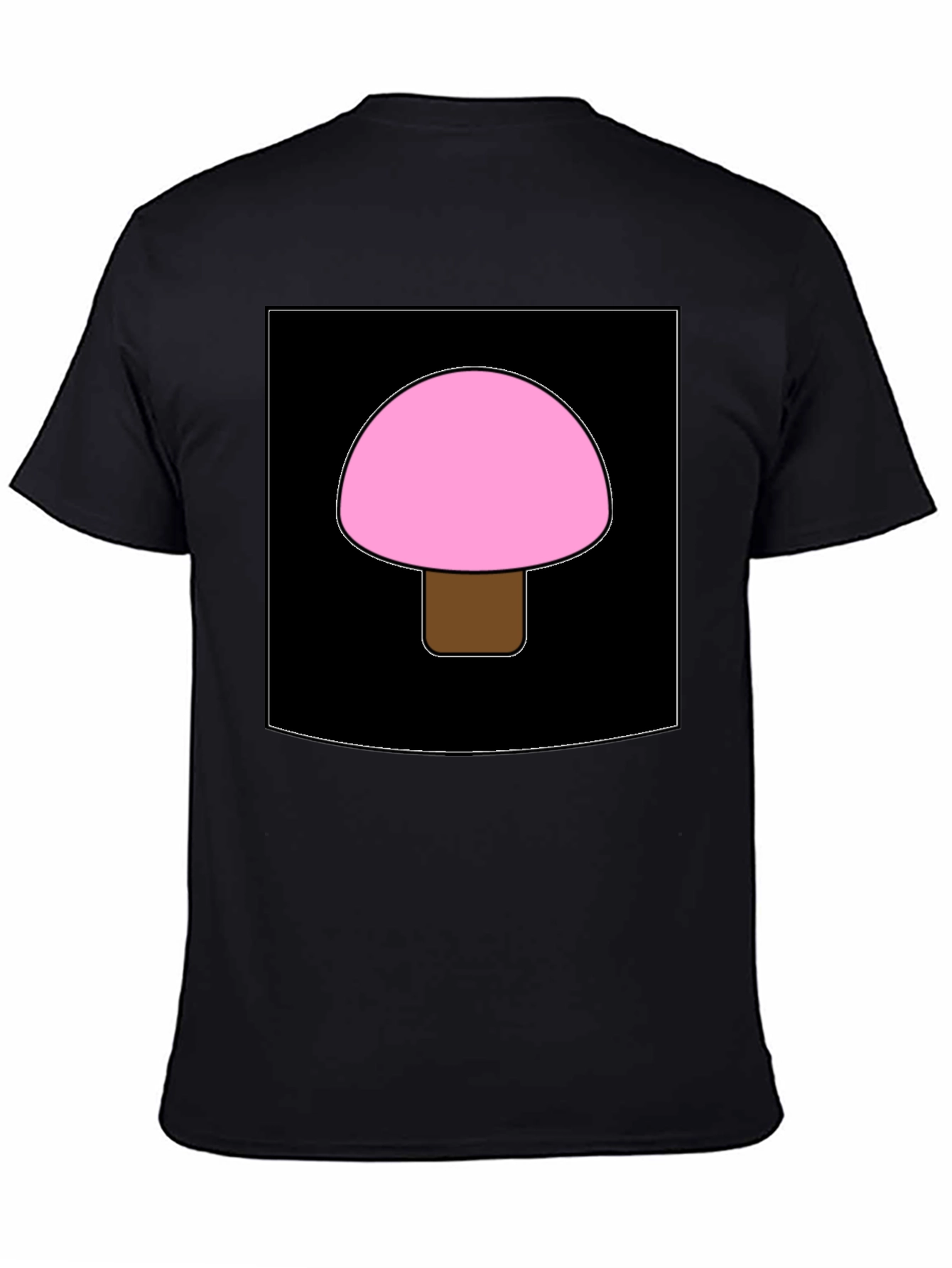Pink Mushroom Graphic Tee - Unique Design