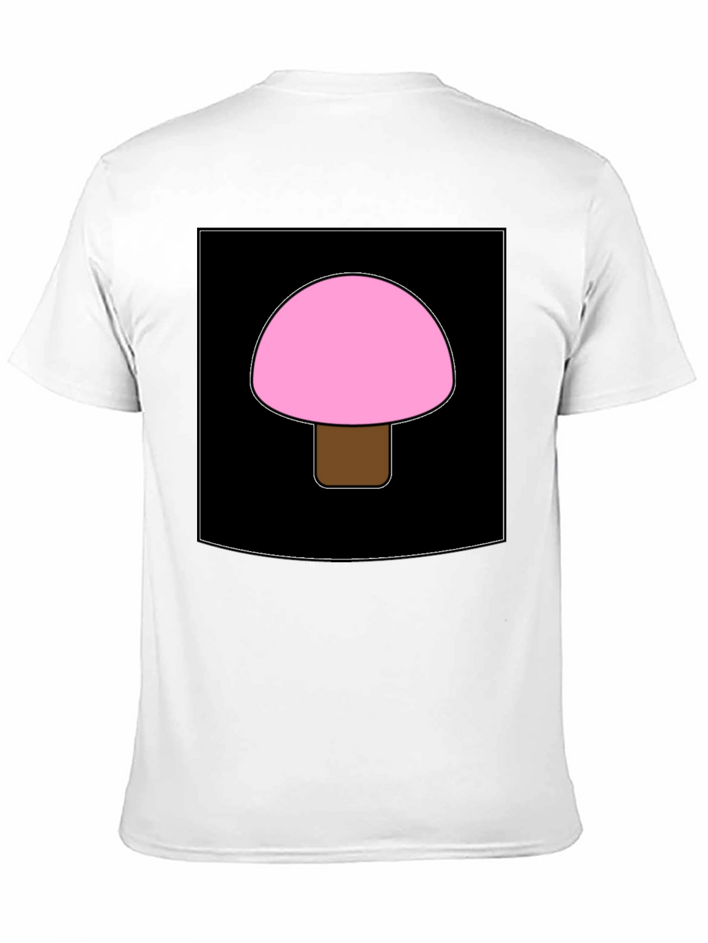 Pink Mushroom Graphic Tee - Unique Design