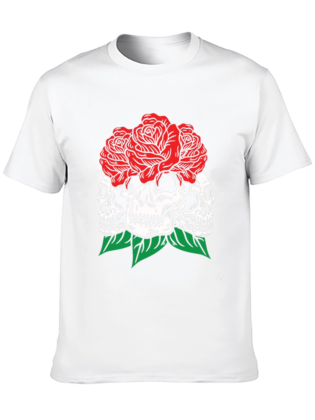 Skull & Roses Graphic T-Shirt