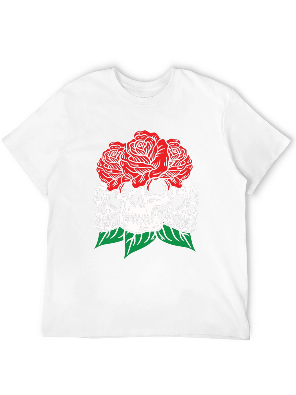 Skull & Roses Graphic T-Shirt