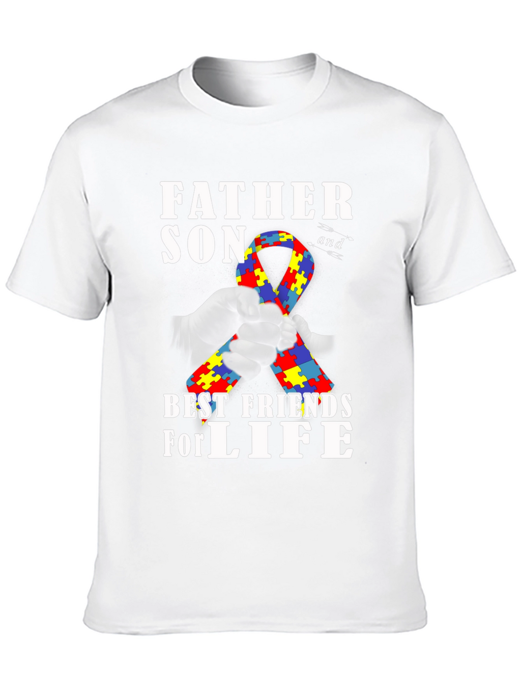 Father & Son Autism Awareness T-Shirt