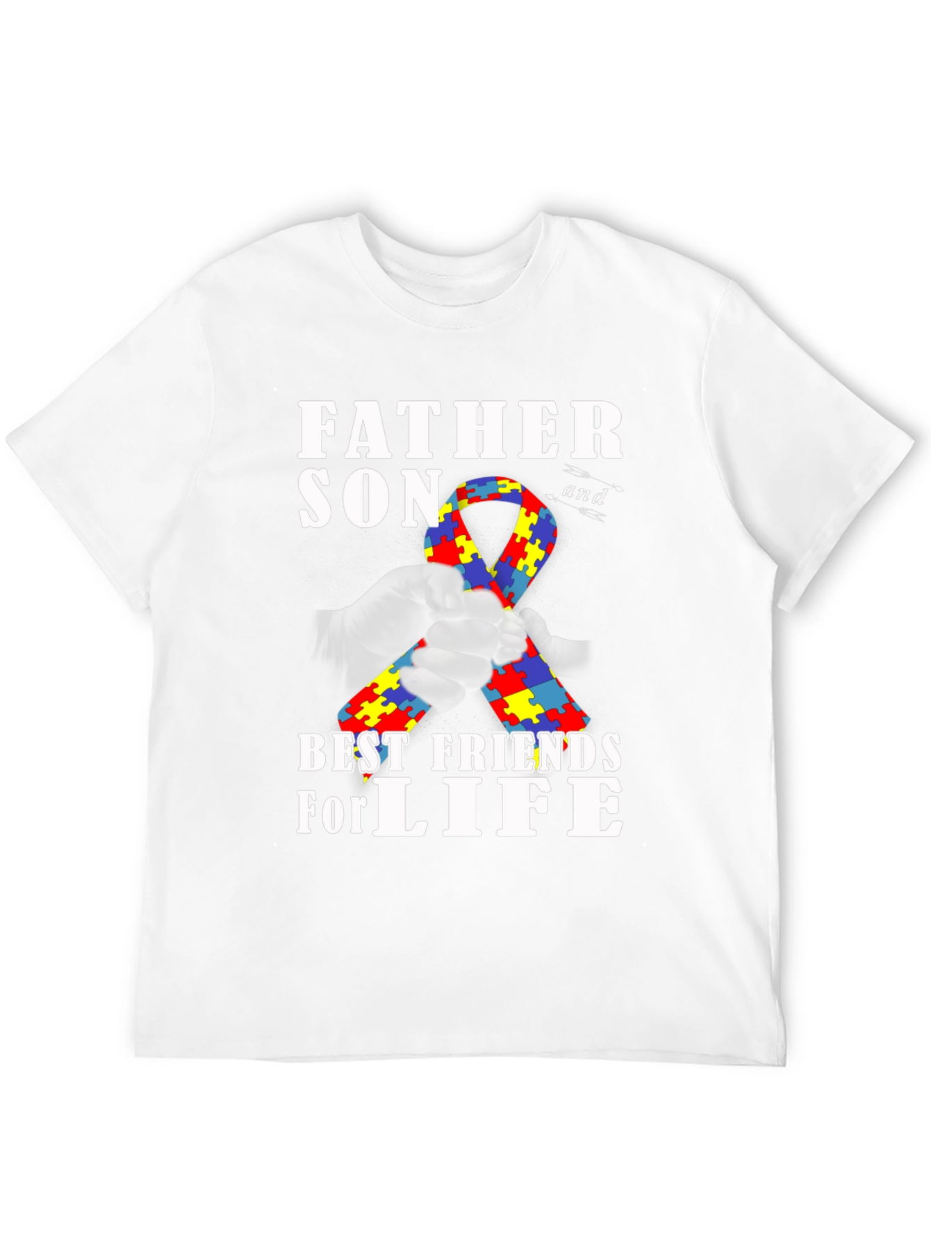 Father & Son Autism Awareness T-Shirt