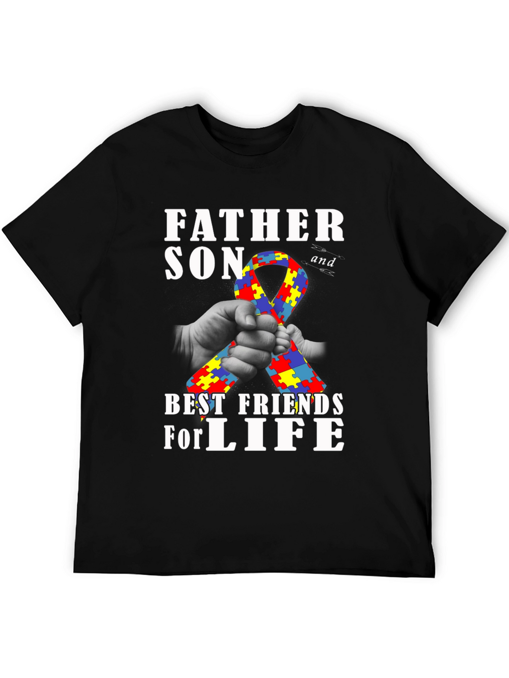 Father & Son Autism Awareness T-Shirt