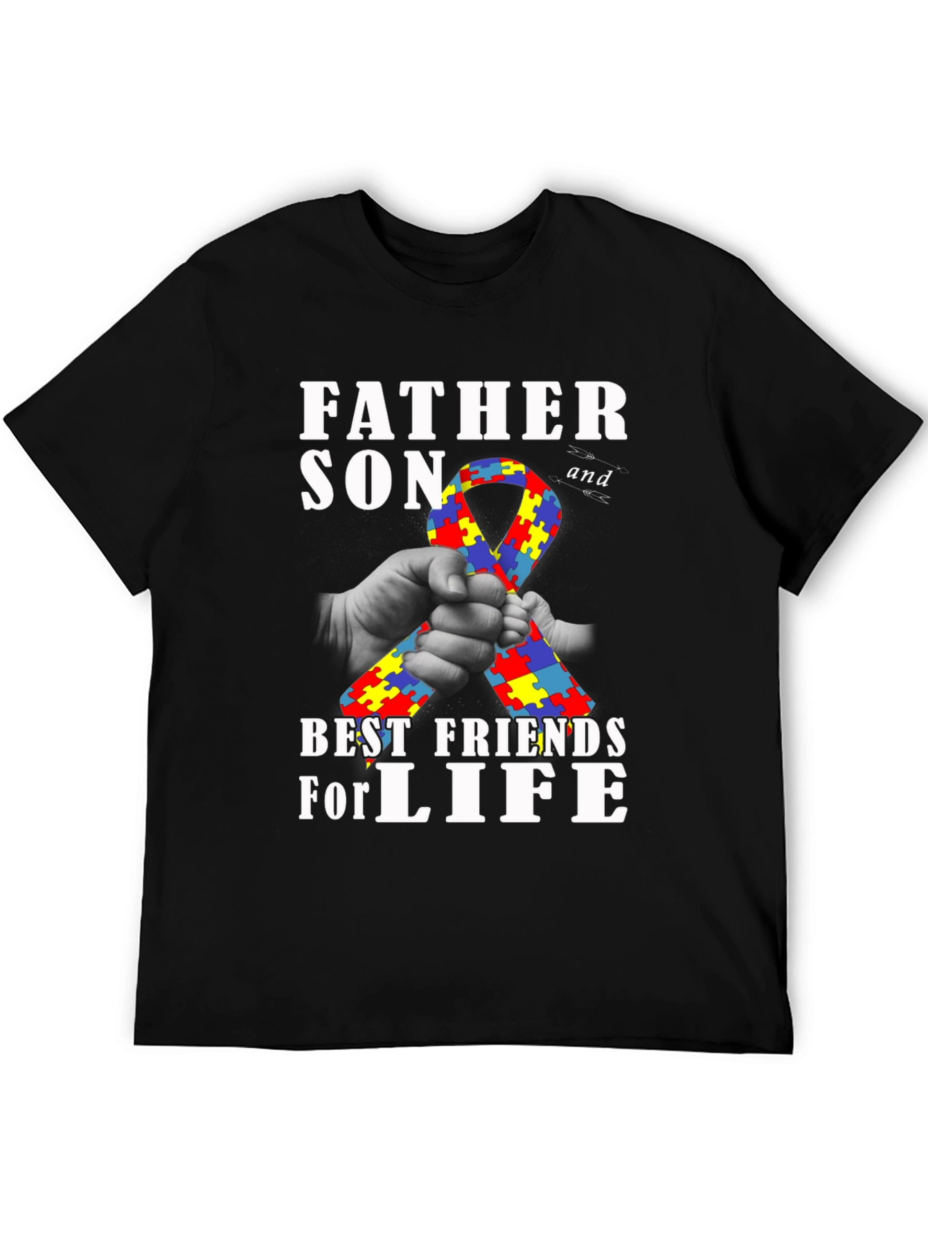 Father & Son Autism Awareness T-Shirt