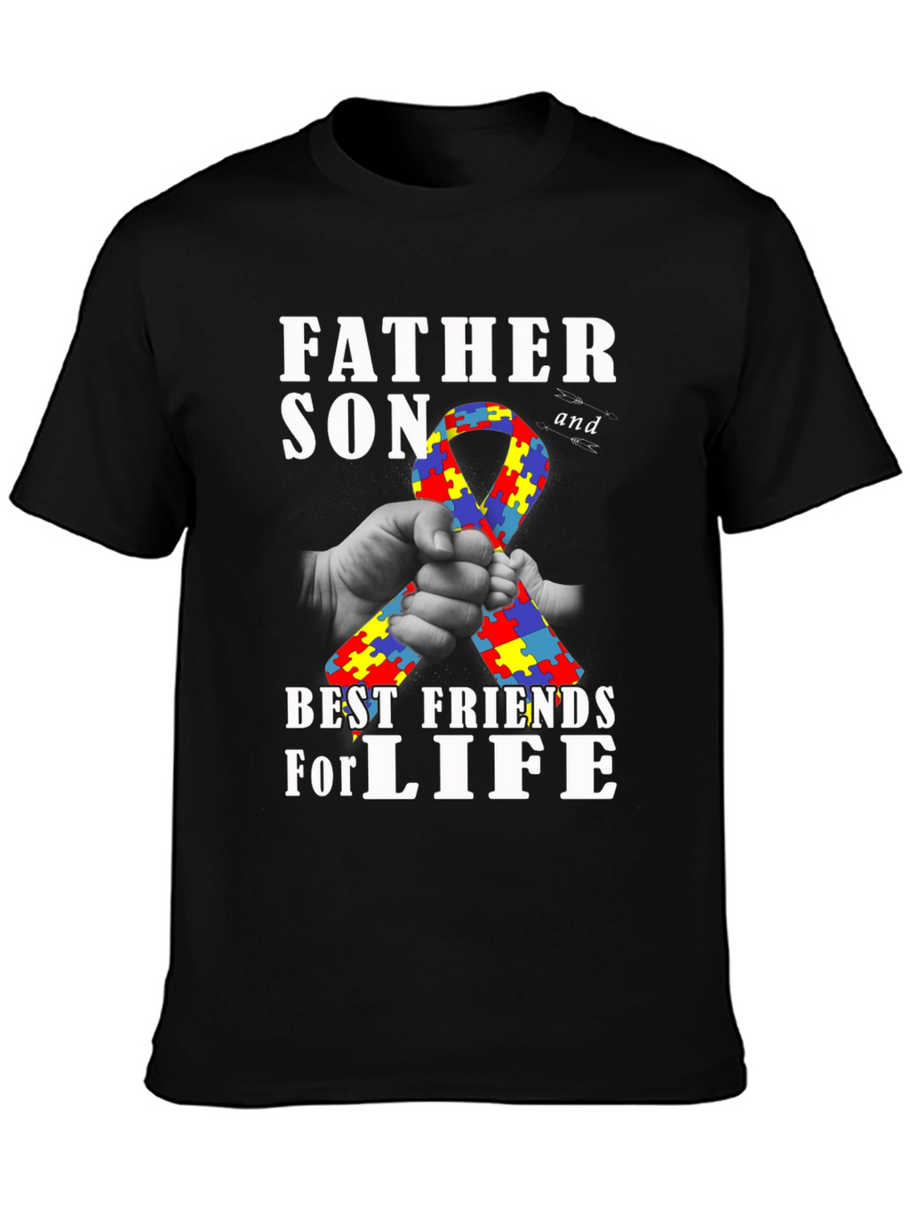 Father & Son Autism Awareness T-Shirt