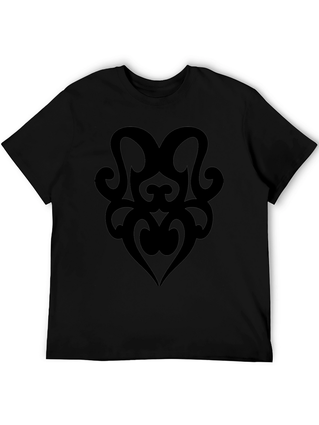 Tribal Heart Graphic Black T-Shirt
