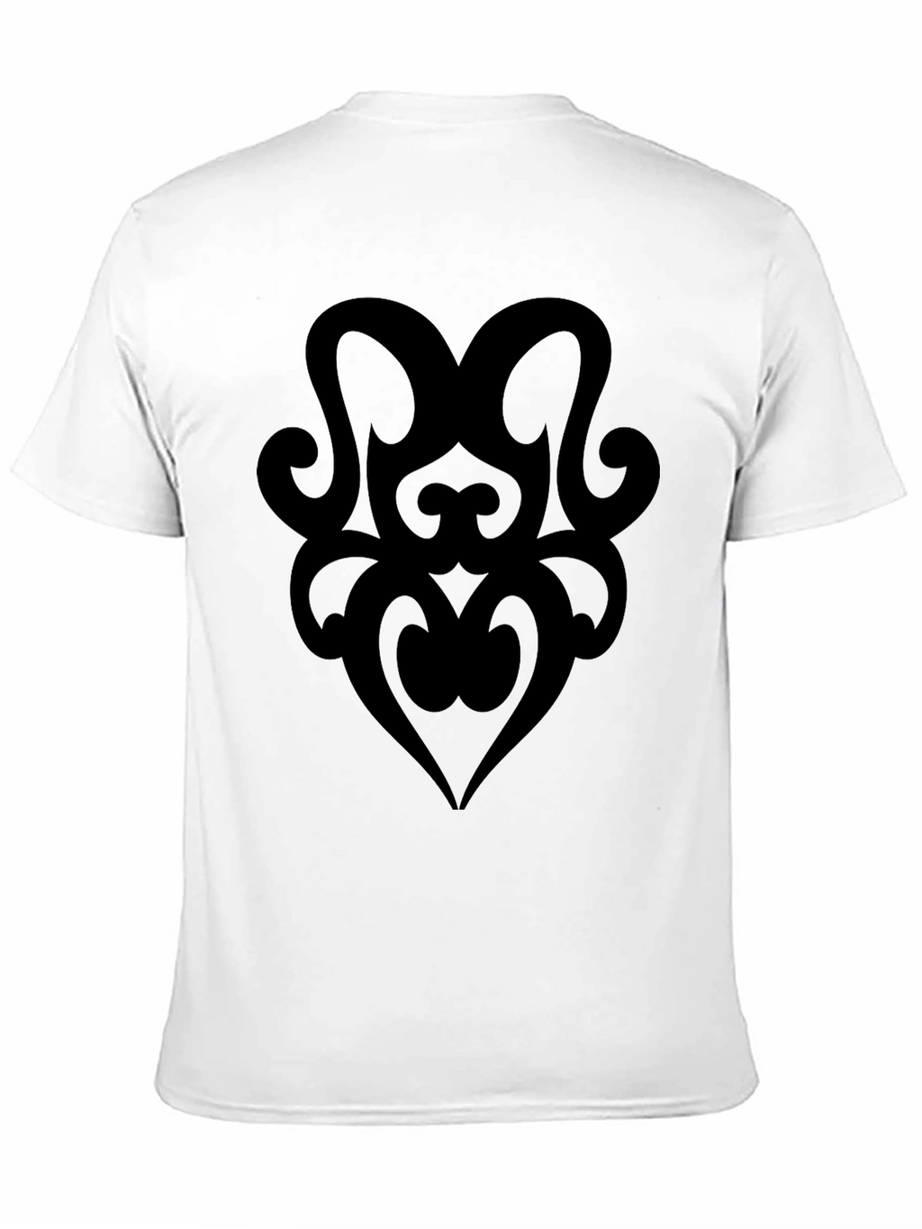 Tribal Heart Graphic Black T-Shirt