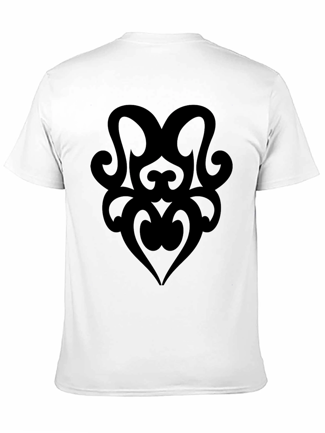 Tribal Heart Graphic Black T-Shirt