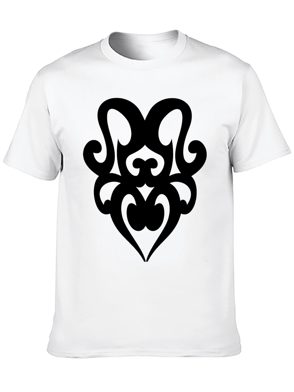 Tribal Heart Graphic Black T-Shirt