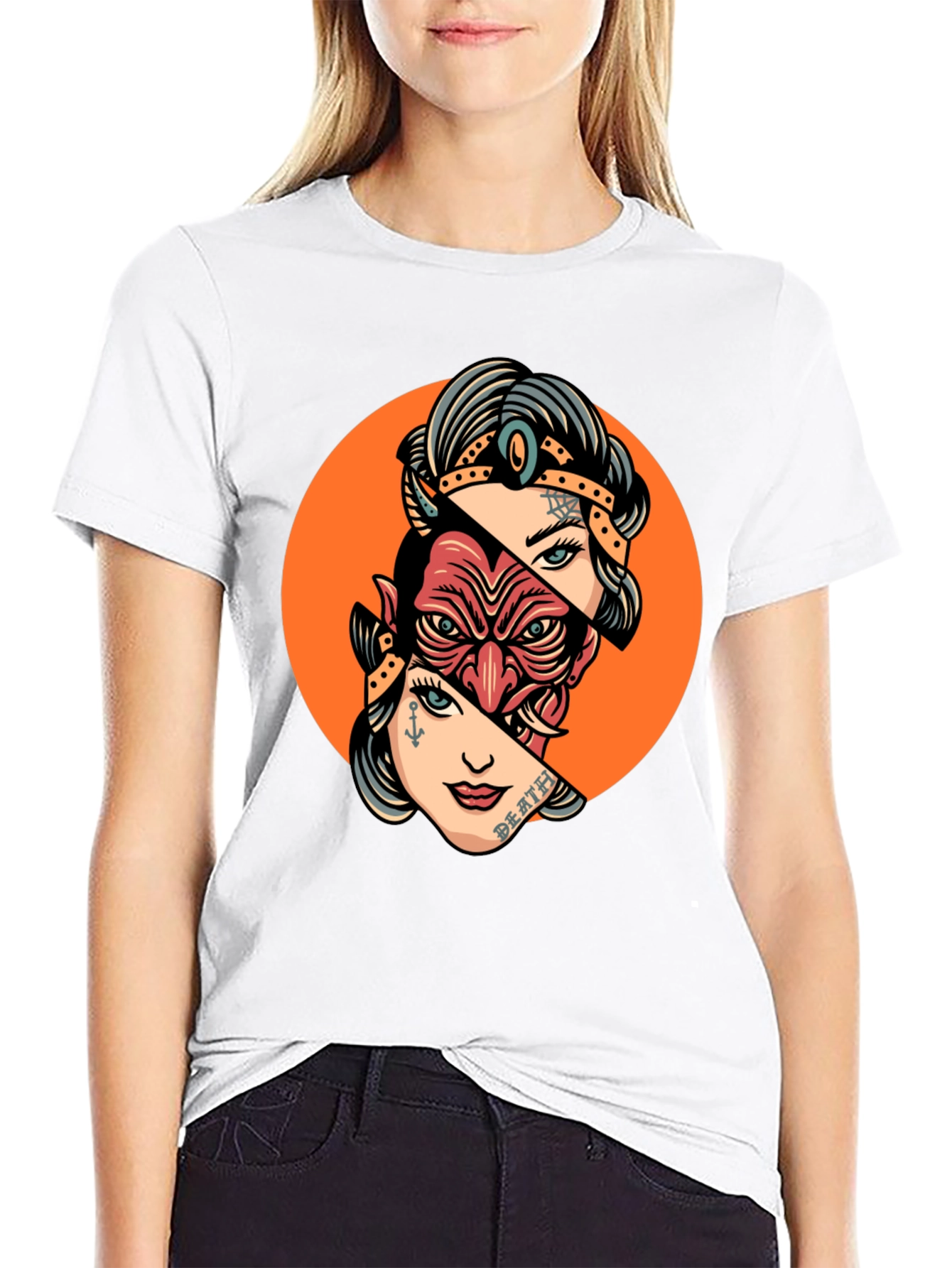 Retro Devil & Dame Graphic Tee