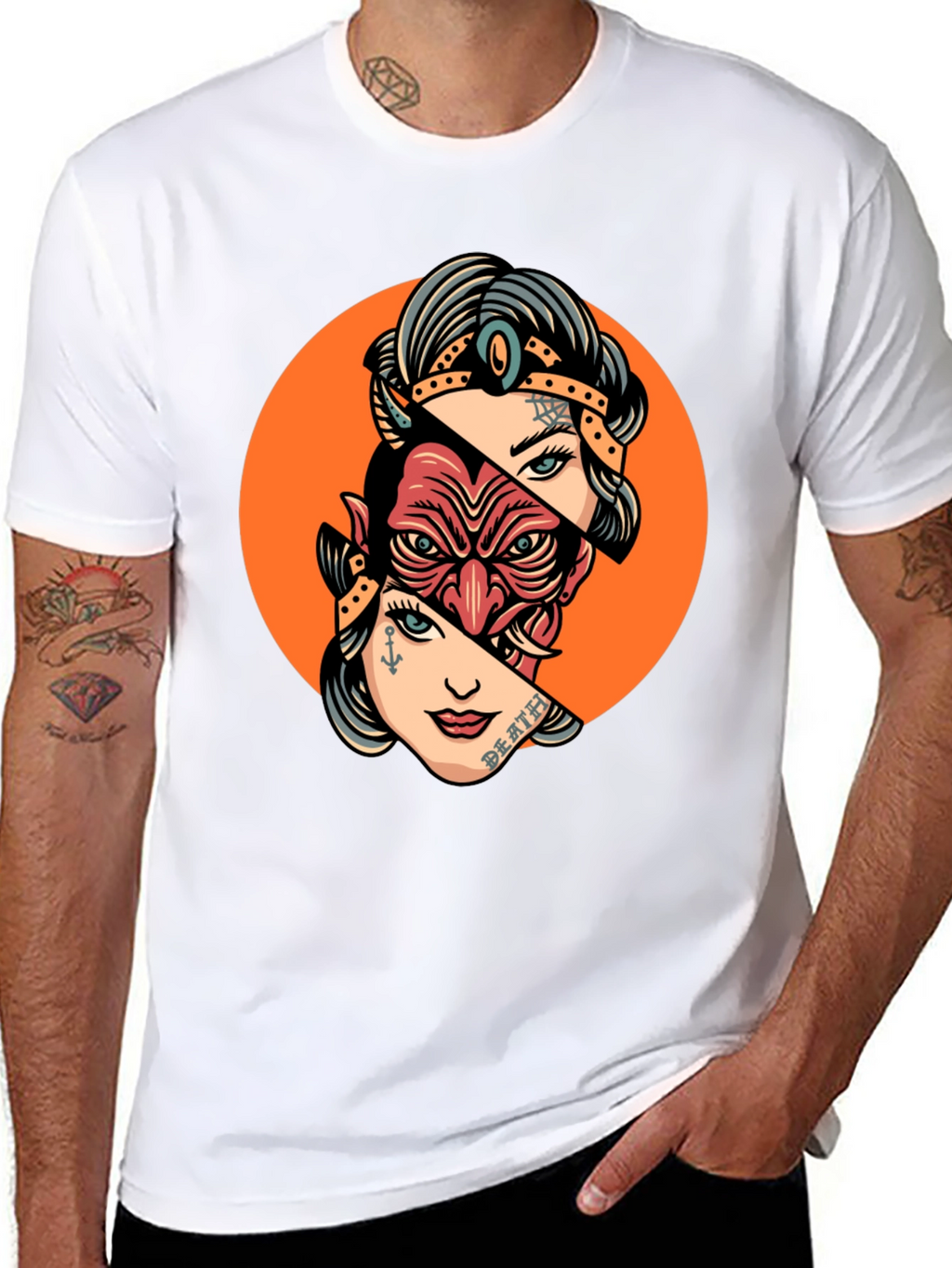 Retro Devil & Dame Graphic Tee