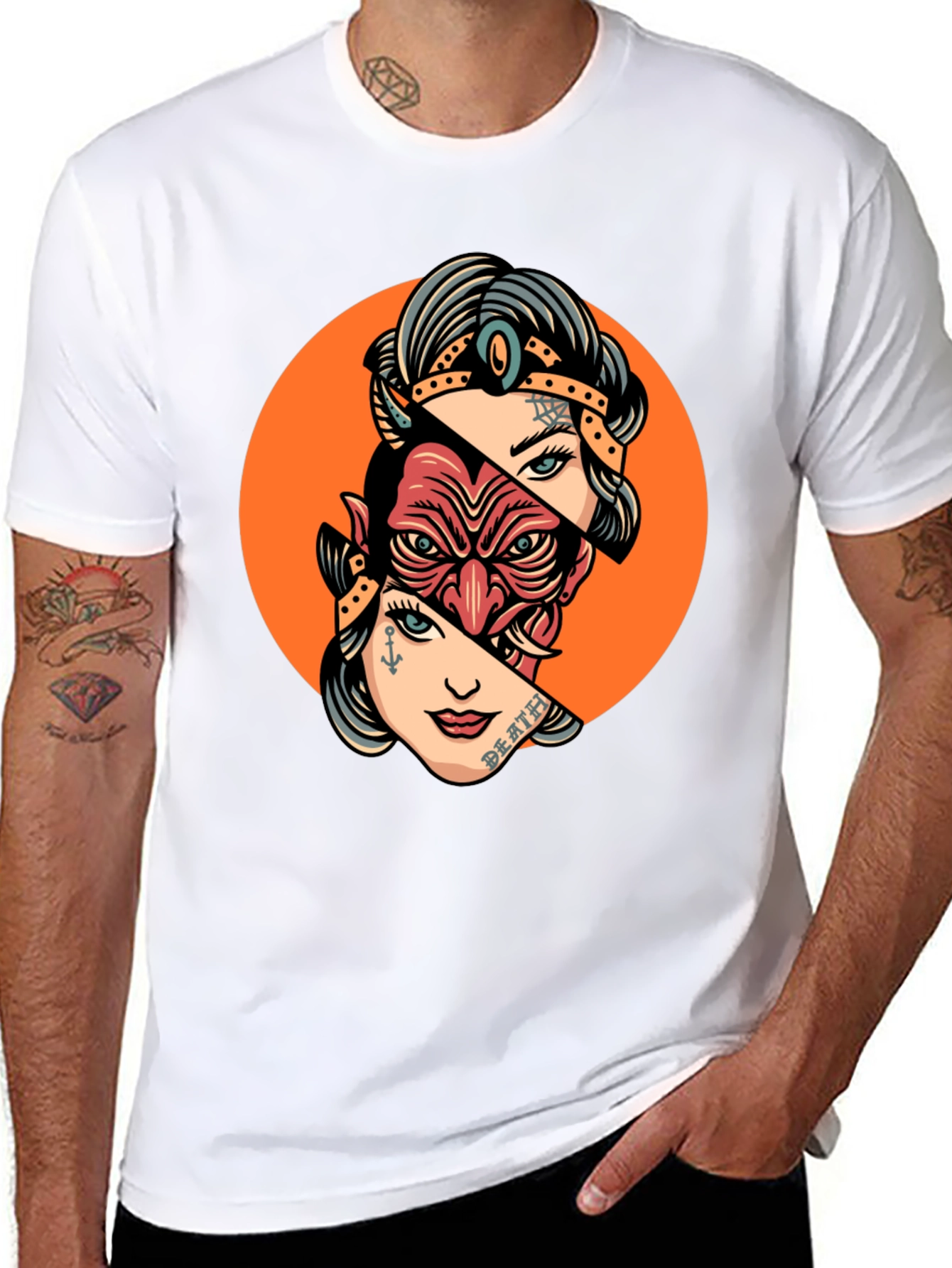 Retro Devil & Dame Graphic Tee