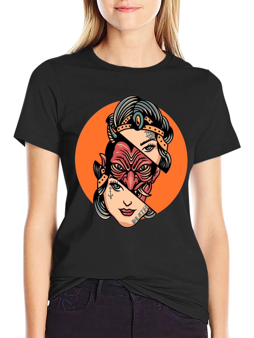Retro Devil & Dame Graphic Tee