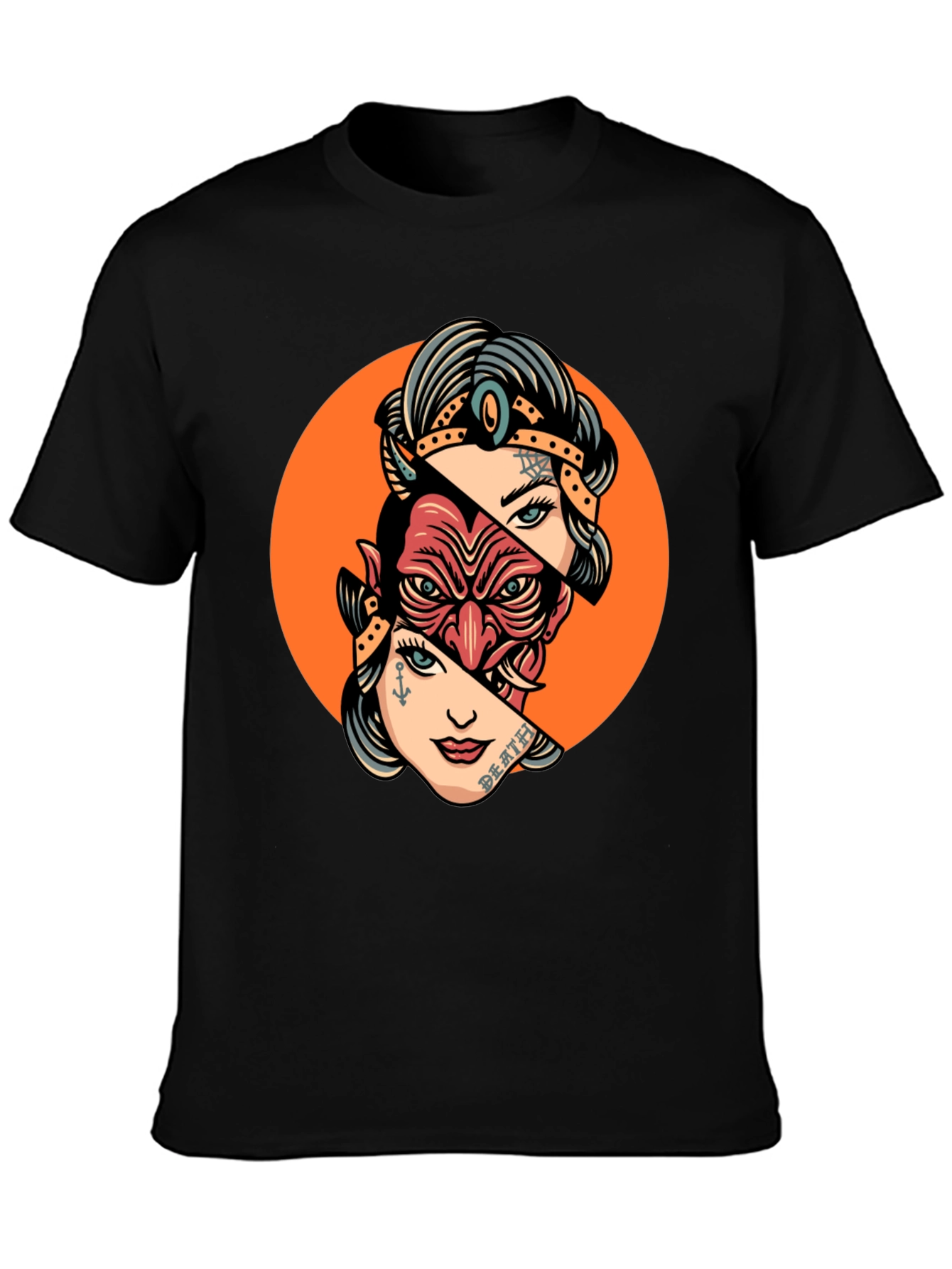 Retro Devil & Dame Graphic Tee