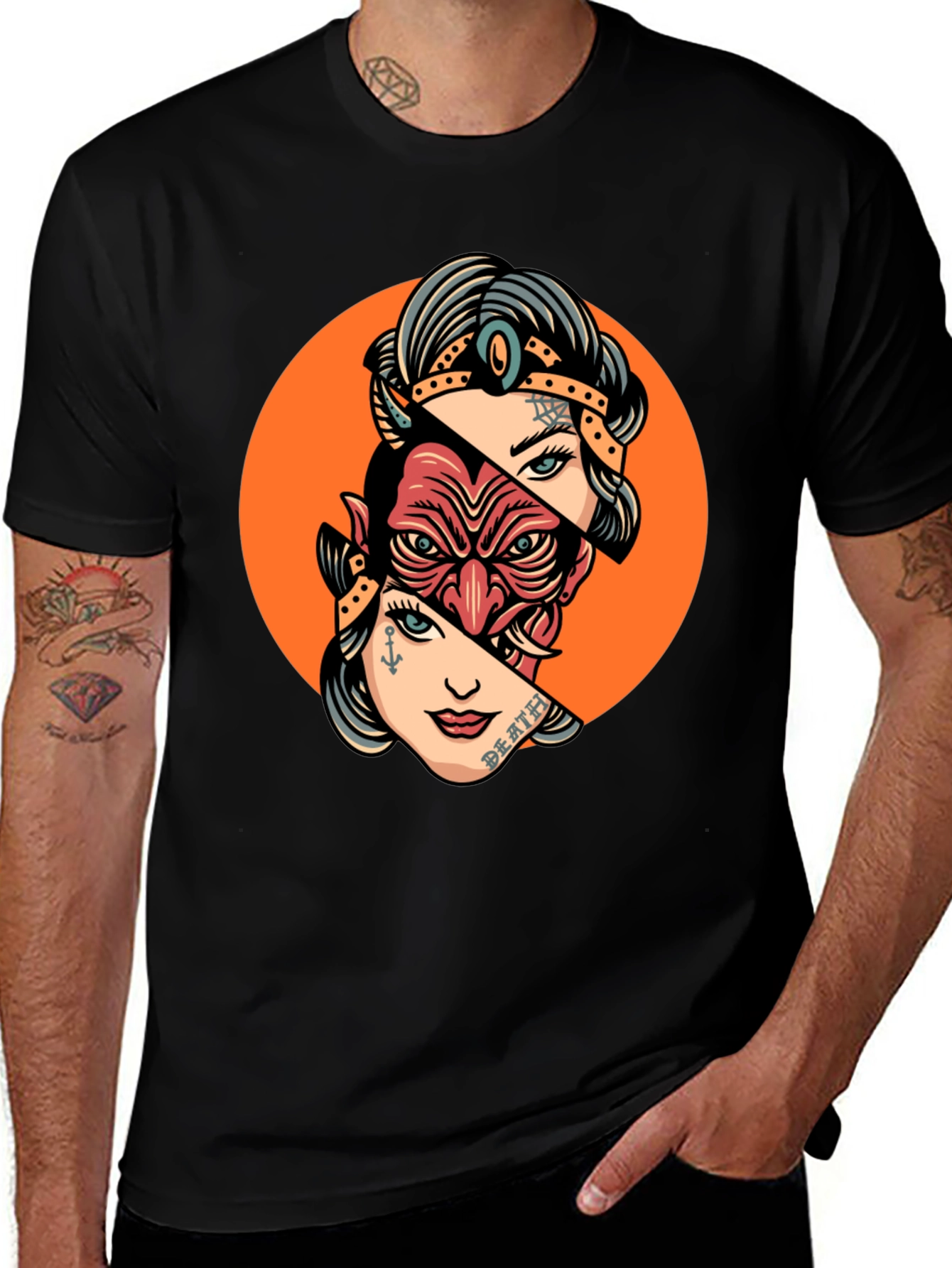 Retro Devil & Dame Graphic Tee