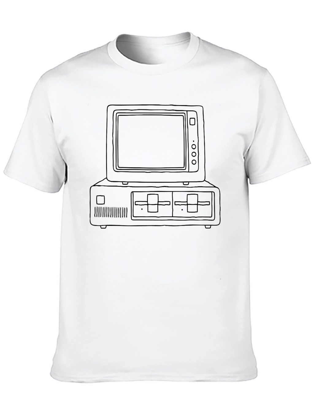 Retro Computer T-Shirt - Classic Tech Tee