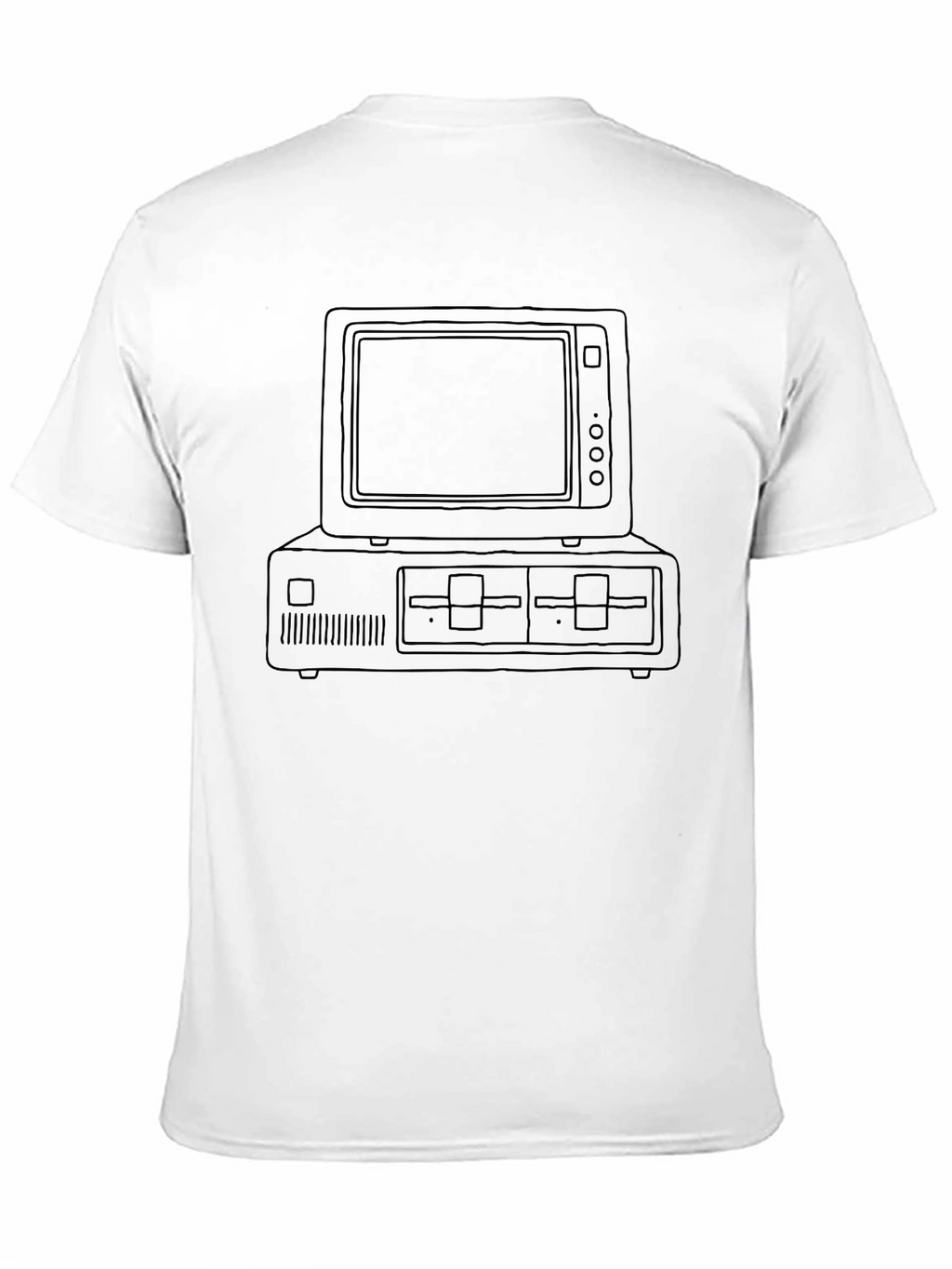 Retro Computer T-Shirt - Classic Tech Tee